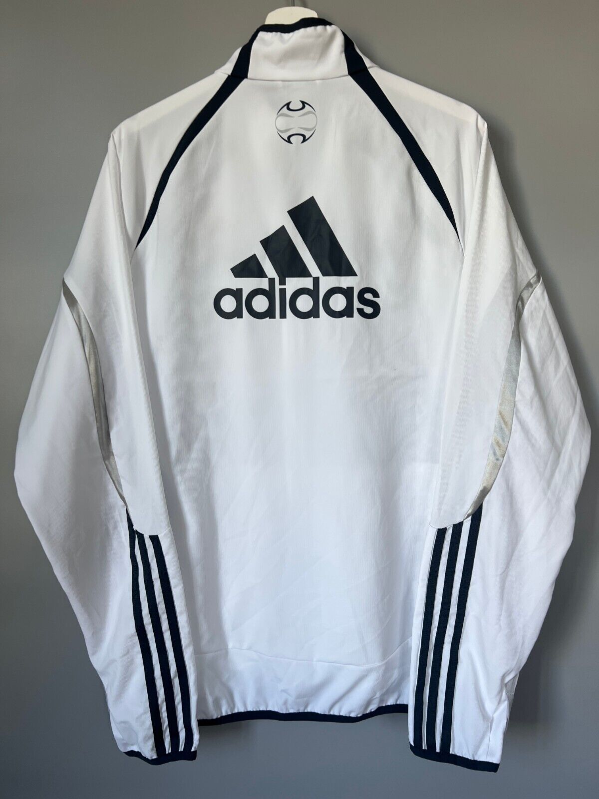 Real Madrid Jacket Teamgeist 2006x2021 White Soccer Adidas HA2537 Mens Size M
