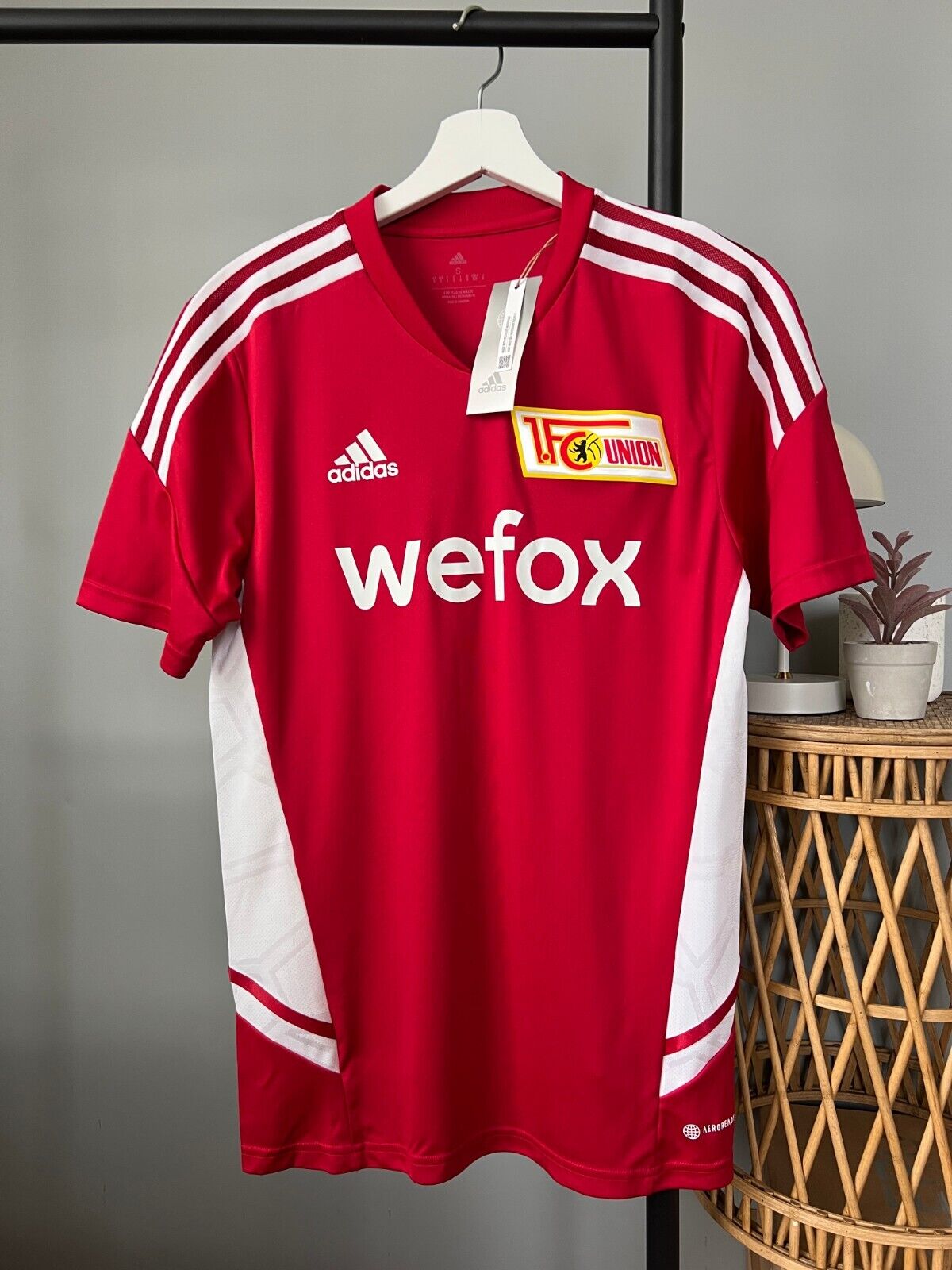 Union Berlin Jersey Training Soccer Football Shirt Adidas Mens Size S