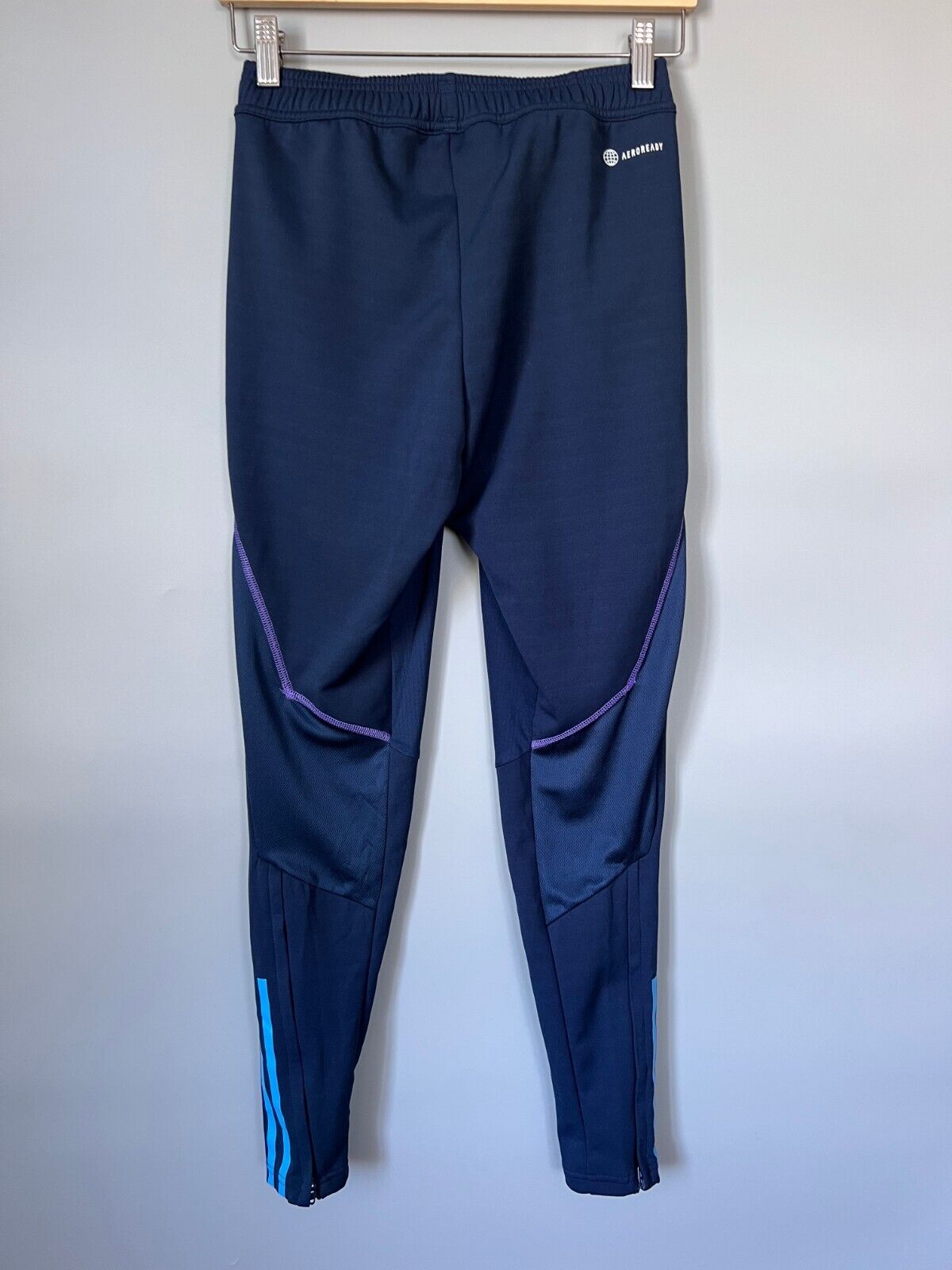 Argentina Tiro 23 Training Pants Blue Football Soccer Adidas HF3914 Mens Size XS