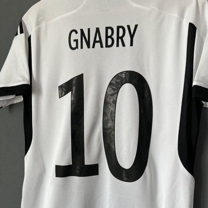 Gnabry Germany Jersey 2022 Home Size M Mens Football Shirt HJ9606 Adidas