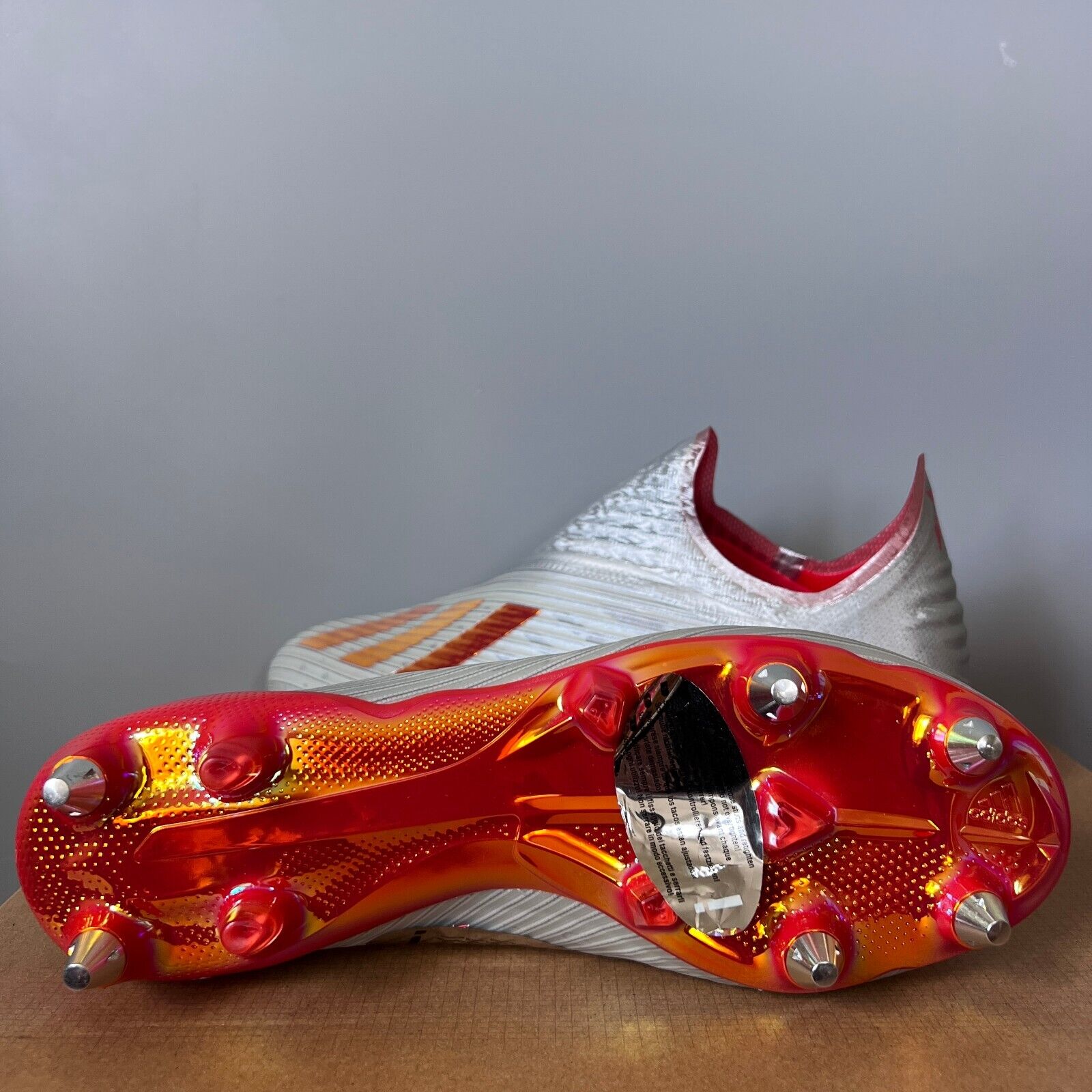 Adidas X 19+ SG Cleats Football Soccer Boots F35674 Mens Size US 7.5