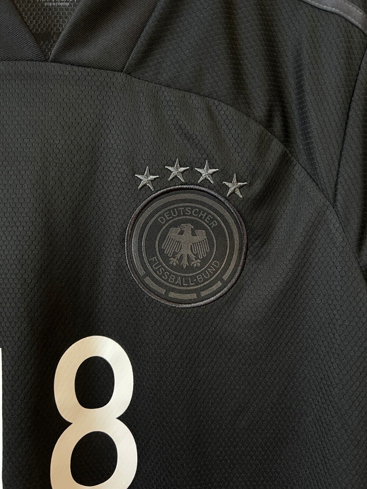Goretzka Germany Jersey 2020 Away Soccer Shirt EH6117 Adidas Mens Size M