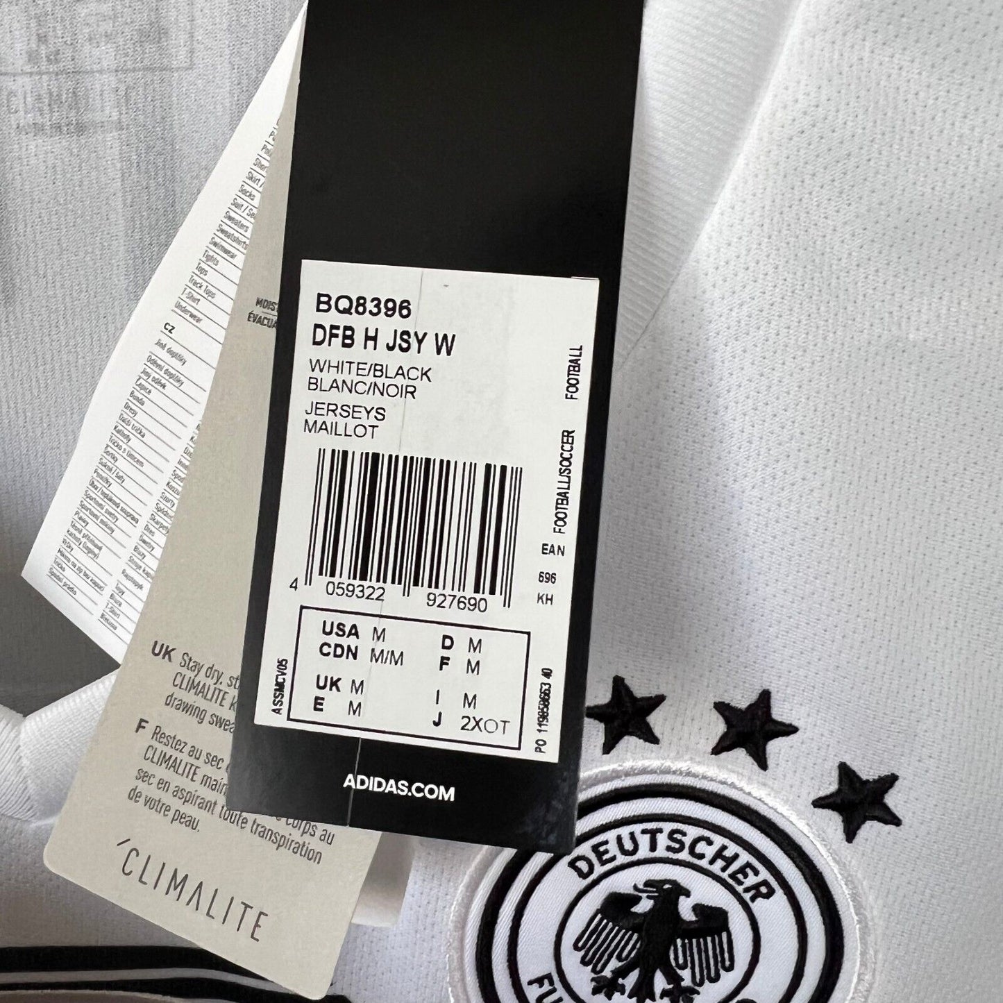 Kimmich Germany Jersey 18/19 Home Women Football Soccer Shirt Sz M BQ8396 Adidas