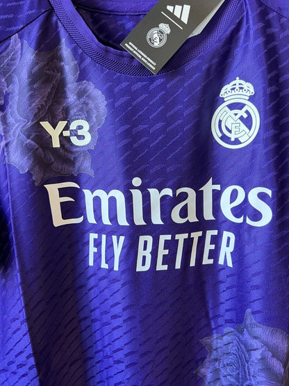 Real Madrid Jersey 23/24 Fourth Football Shirt IN4273 Adidas Y-3 Womens Sz XS