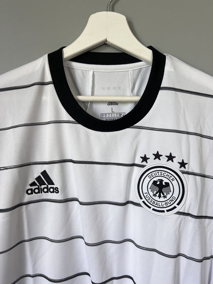 Germany Jersey 2020 Home Soccer Football Shirt Adidas EH6105 Mens Size L