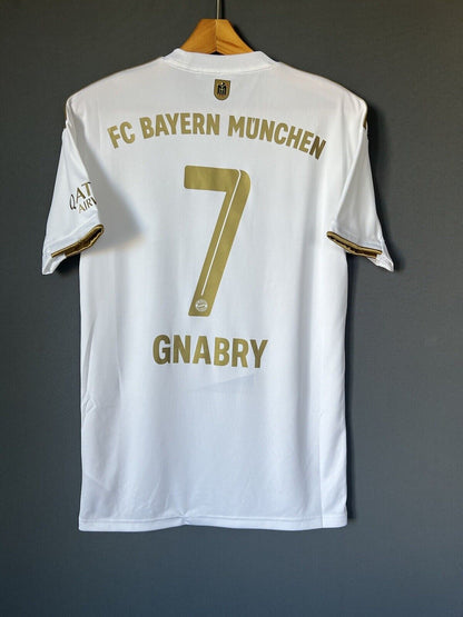 Gnabry Bayern Munich Jersey 2022-2023 Away Mens Soccer Shirt Size S Adidas
