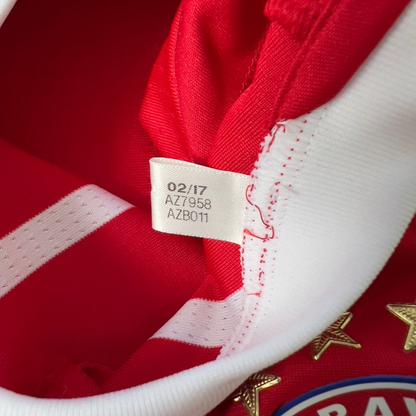 Bayern Munich Jersey 2017/18 Home Match Worn Mens Size 7 Football Shirt Adidas