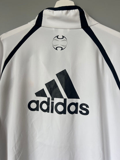 Real Madrid Teamgeist Jacket 2006x2021 White Soccer Adidas HA2537 Mens Size XXL