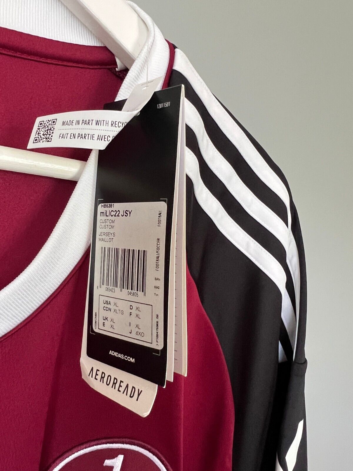 Nurnberg Jersey 22/23 Home Soccer Football Shirt Adidas Mens Size XL