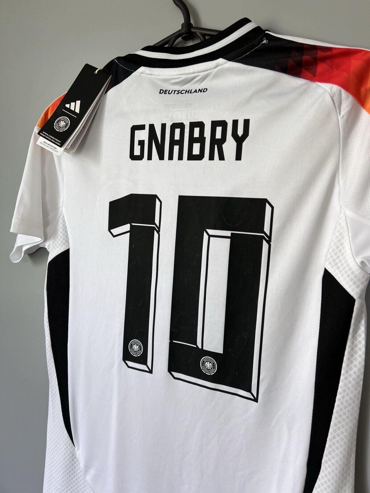 Gnabry Germany Jersey 2024 Home Soccer Football Adidas DFB IP6131 Women Size XS