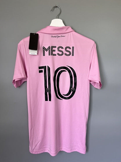 Messi Inter Miami Jersey 22/23 Home Soccer Shirt JE9701 Adidas Mens Size XS