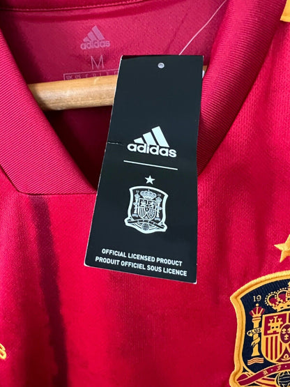 SPAIN JERSEY 20-22 HOME MEDIUM MENS FOOTBALL SOCCER SHIRT MAILLOT FR8361 ADIDAS