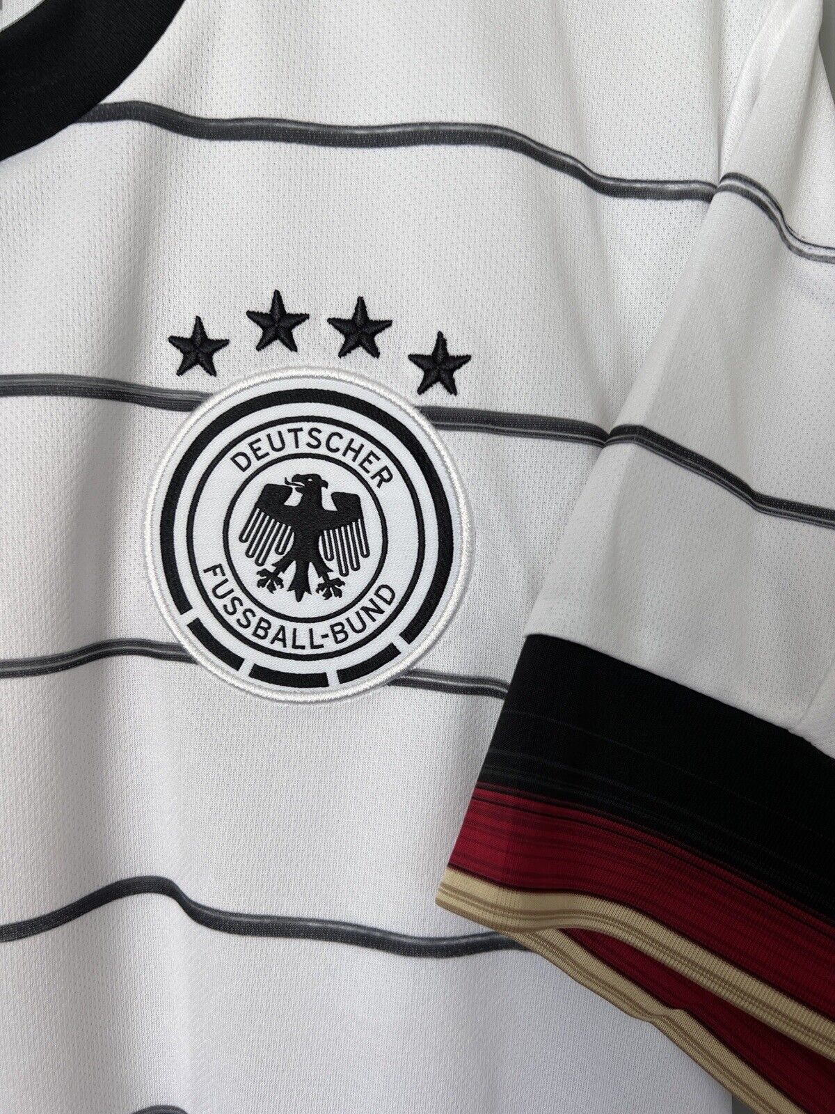 Germany Jersey Home Soccer Football Shirt Adidas DFB EH6105 Mens Size L