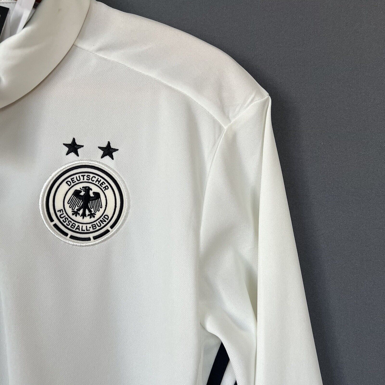 Germany Jersey Training Polo Women Football Soccer Shirt Size L  Adidas BNWT