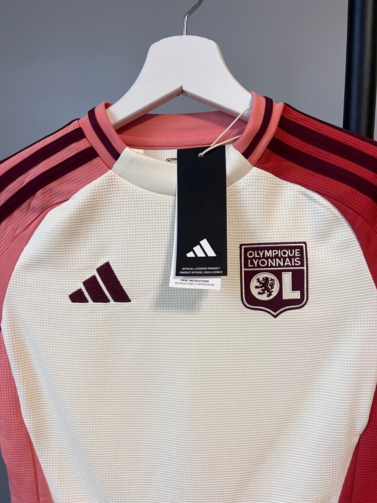 Olympique Lyon Jersey 24/25 Third Soccer Football Shirt Adidas Boys Size S