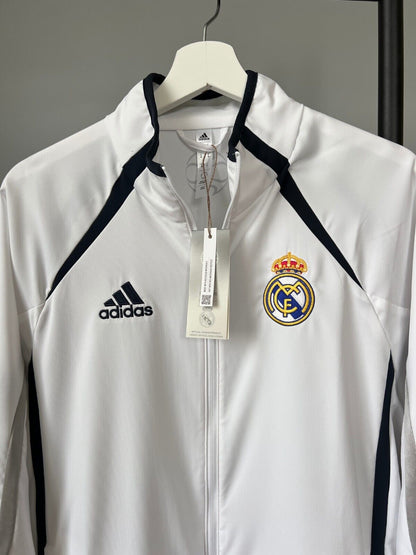 Real Madrid Teamgeist Jacket 2006 x 2021 White Soccer Adidas HA2537 Mens Size M