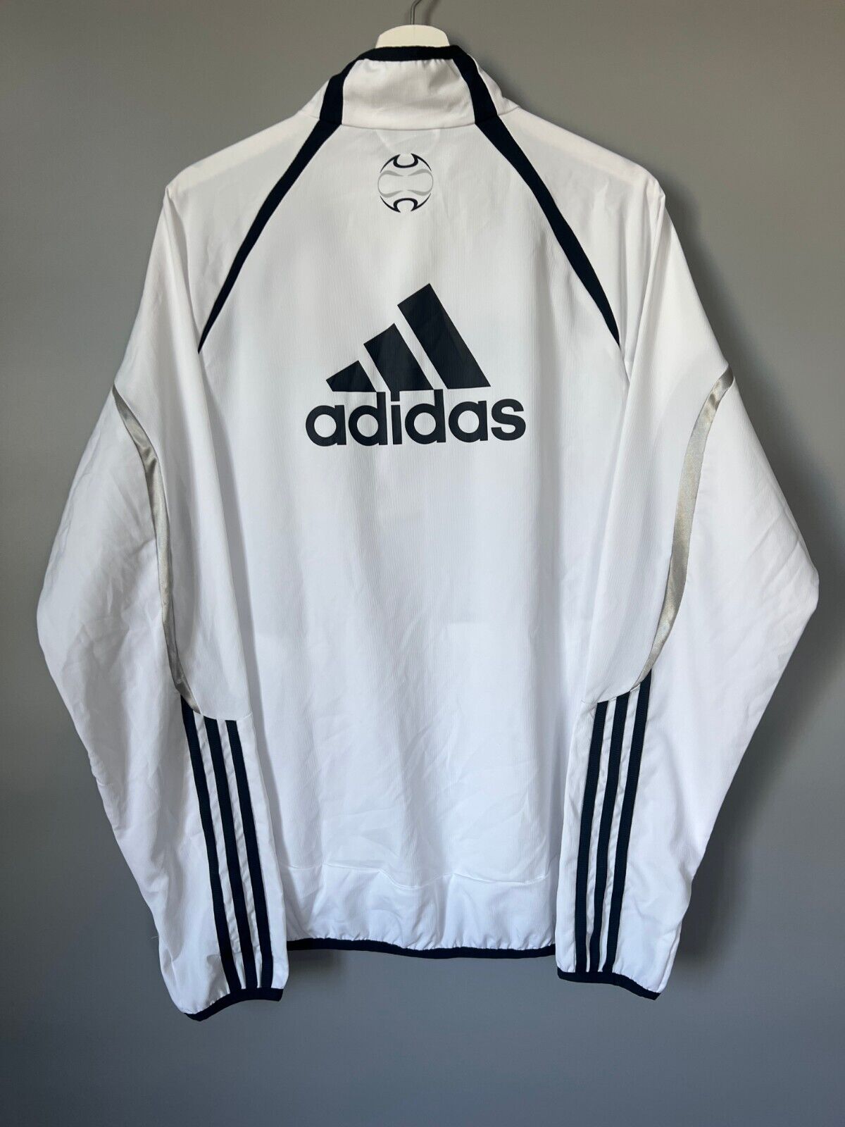 Real Madrid Jacket Teamgeist 2006x2021 White Soccer Adidas HA2537 Mens Size M