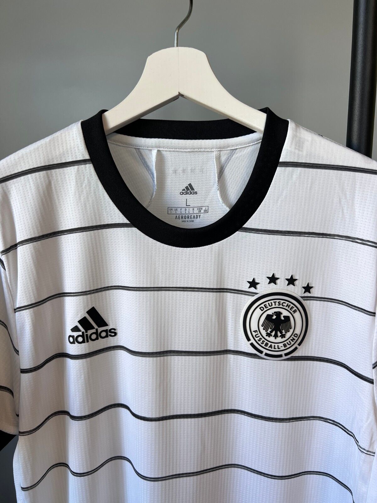 Germany Jersey 2020 Home Player Issue Football Shirt Adidas EH6104 Mens Sz Large