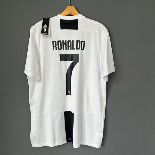 Ronaldo Juventus Jersey 2018/2019 Home Mens Football Shirt Size XL CF3489 Adidas