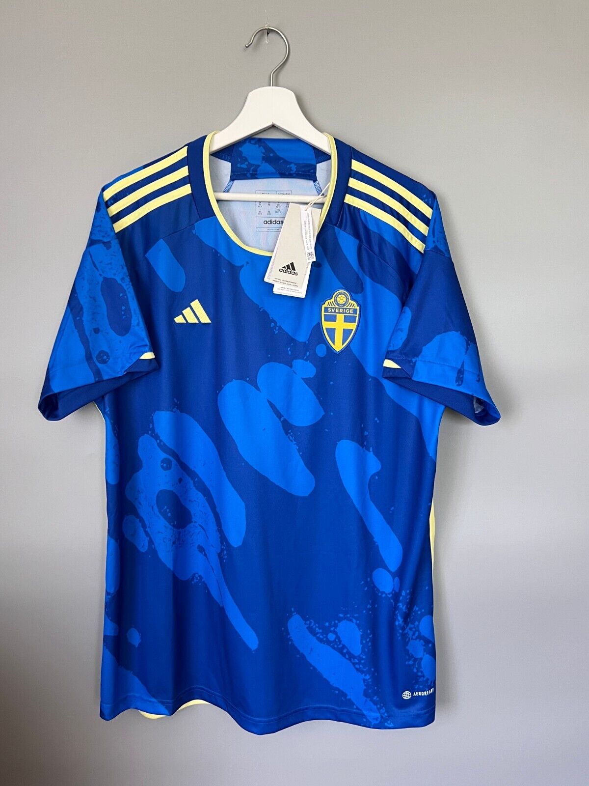 Sweden Jersey Team 2023 Away Womens Soccer Football Shirt HT7142 Adidas Size 2XL