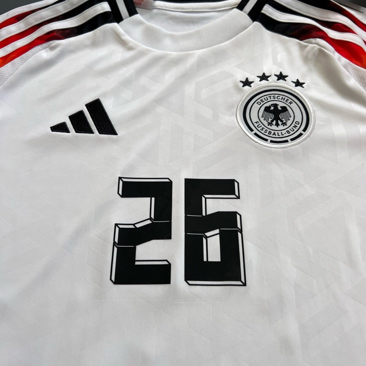 Undav Germany Jersey 2024 Home Soccer Football Adidas DFB IP6130 Boys Size M