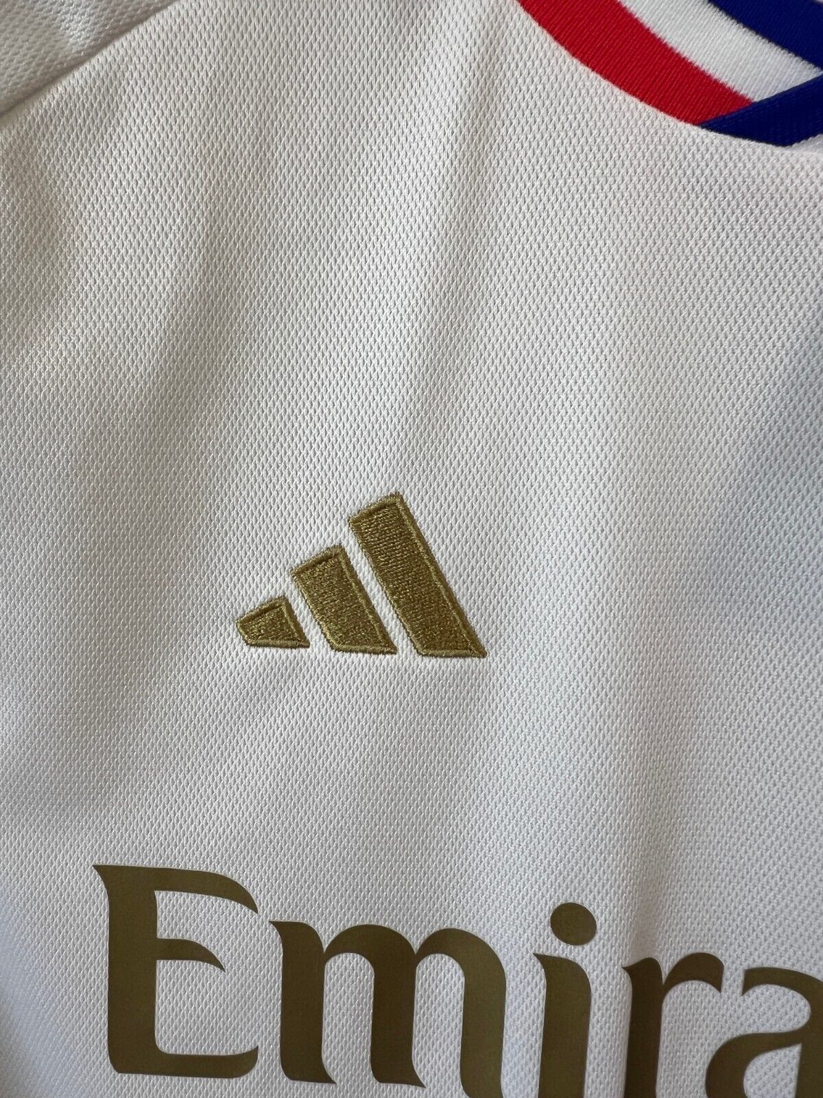 Olympique Lyonnais 23/24 Home Jersey Soccer Football Shirt Adidas Boys Size XL