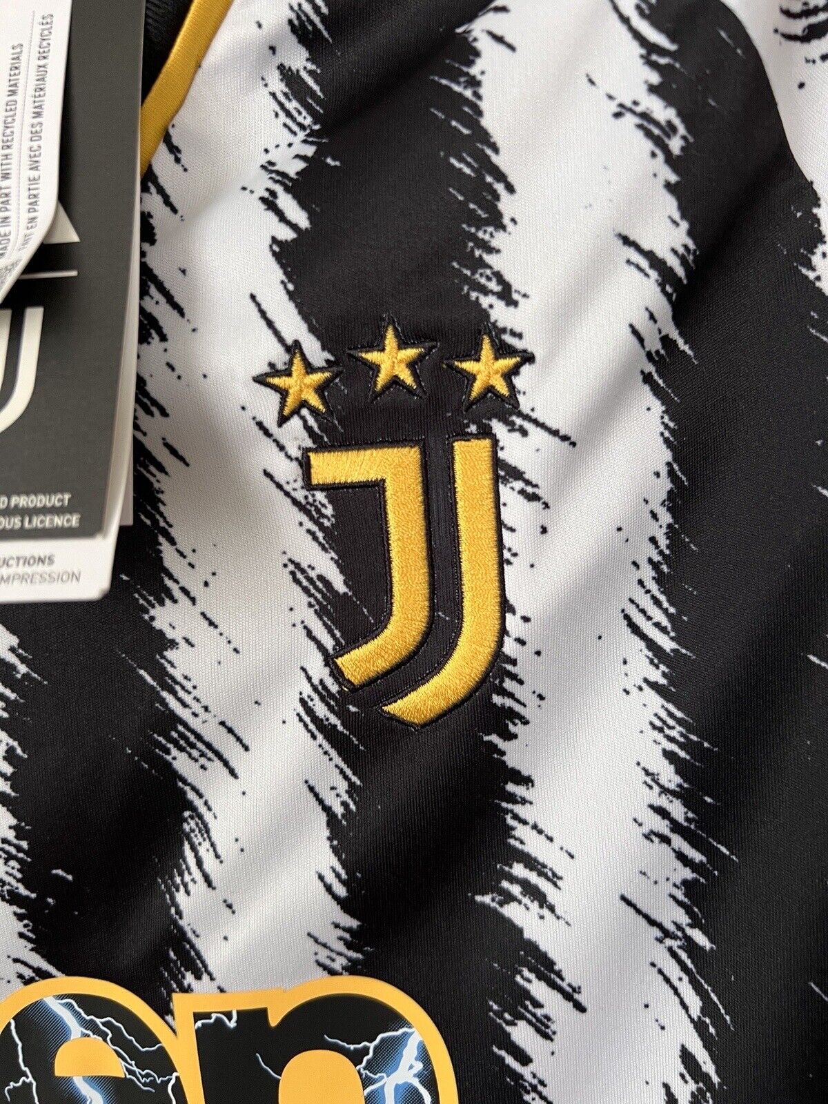 Fagioli Juventus Jersey 23/24 Away Soccer Shirt Adidas IB0490 Boys Size XL