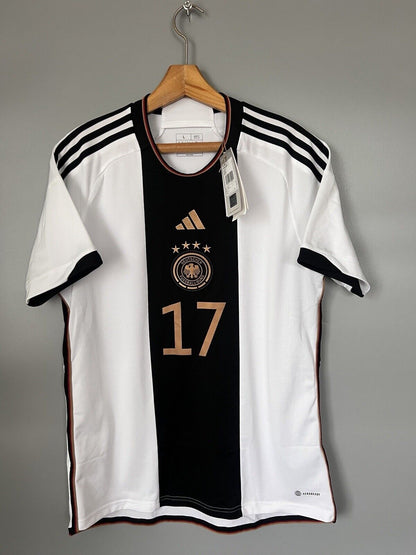 Brandt Germany Jersey 2023 Home Mens Soccer Football Shirt HJ9606 Adidas Size L
