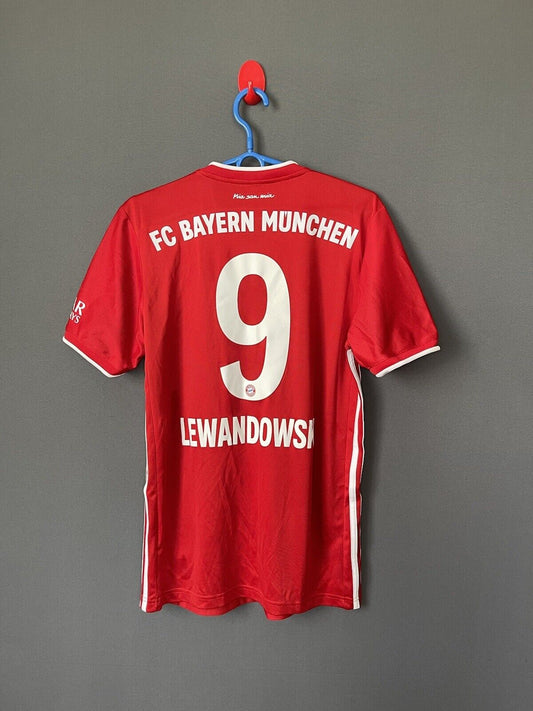 Lewandowski Bayern Munich Size S Mens Football Shirt Adidas FR8358