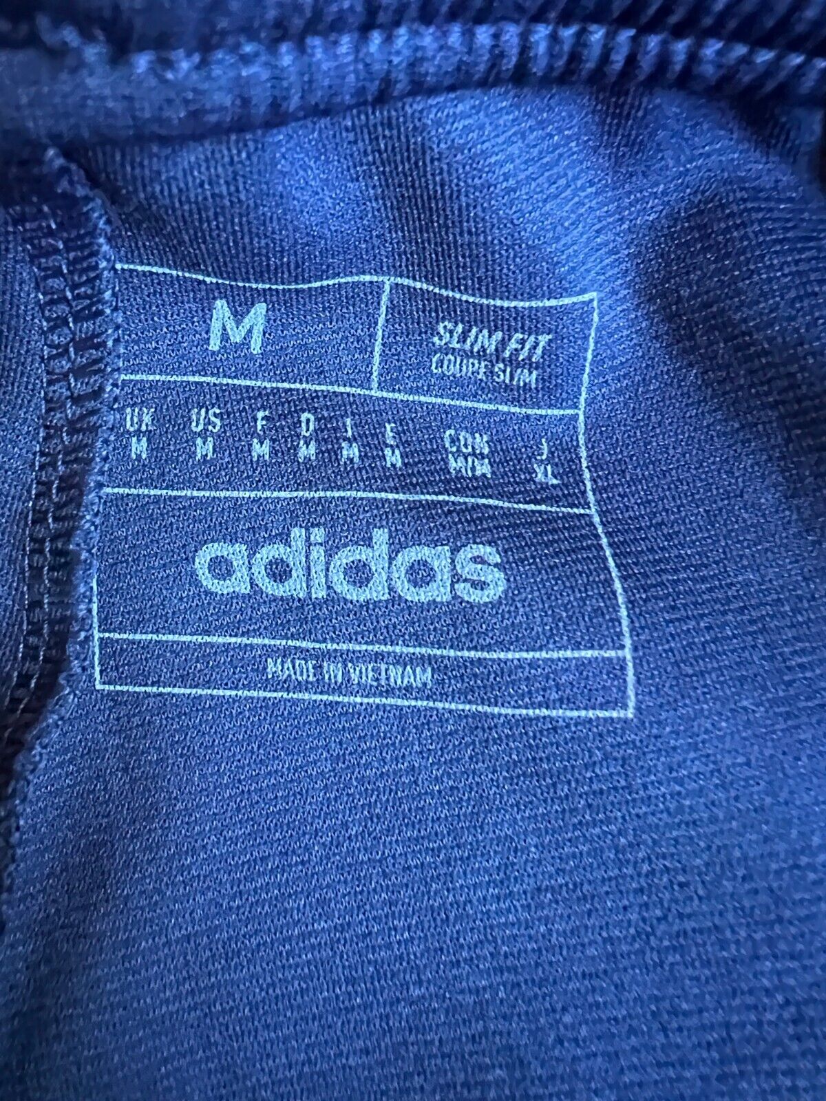 Argentina Tiro 23 Training Pants Blue Football Soccer Adidas HF3914 Mens Size M