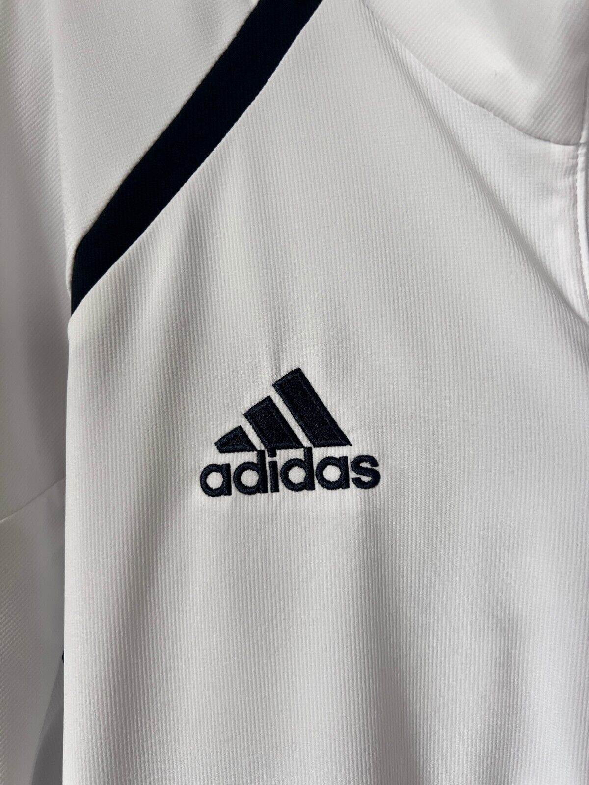 Real Madrid Teamgeist Jacket 2006x2021 White Soccer Adidas HA2537 Mens Size XXL