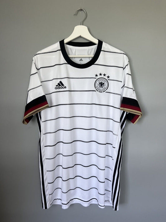 Germany Jersey 2020 Home Soccer Football Shirt Adidas EH6105 Mens Size L