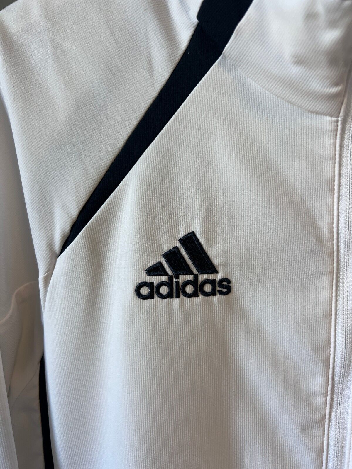 Real Madrid Teamgeist Jacket 2006 x 2021 White Soccer Adidas HA2537 Mens Size M