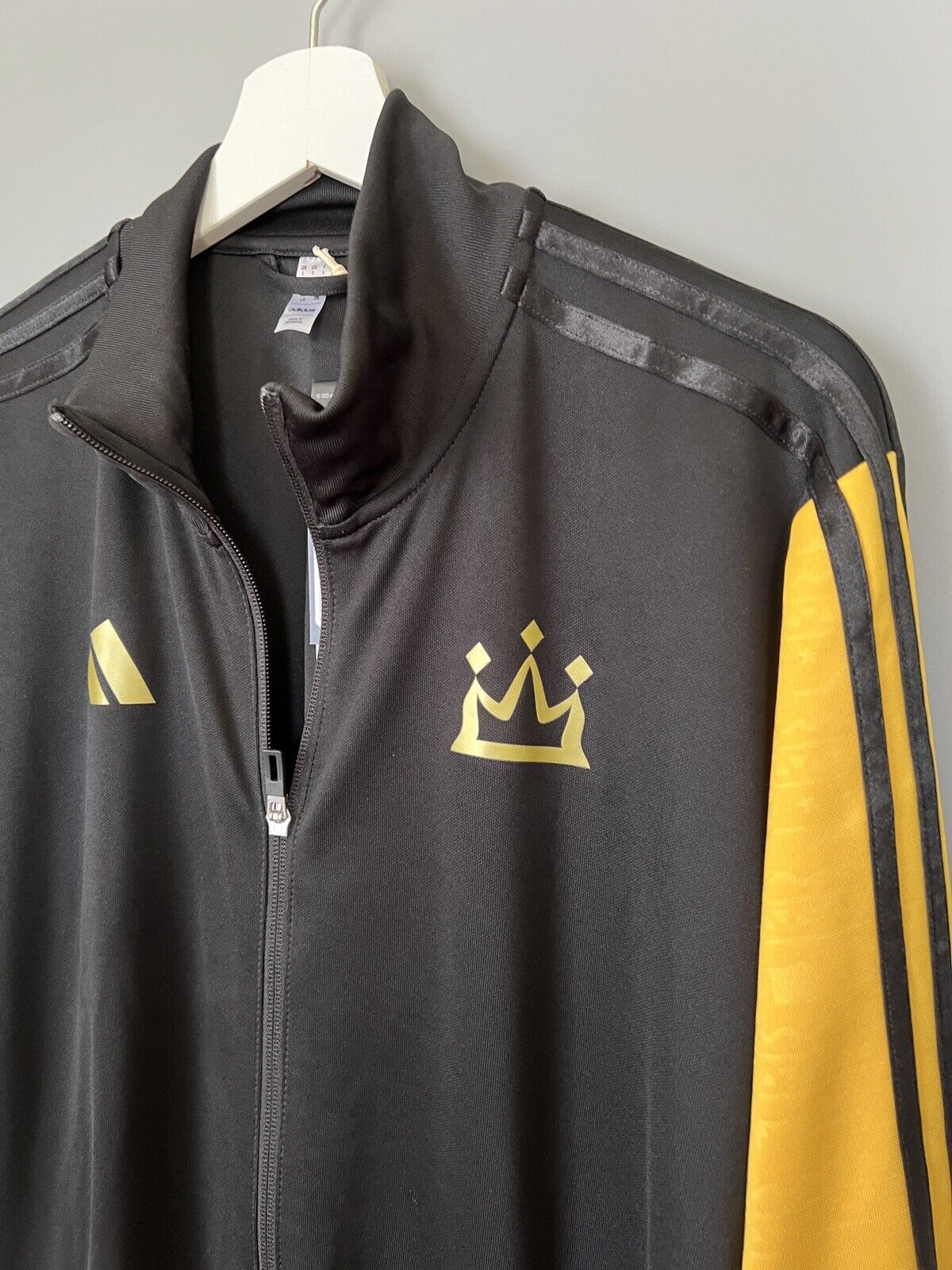 Adidas Salah Jacket Black Football Soccer Adidas HR8833 Mens Size L