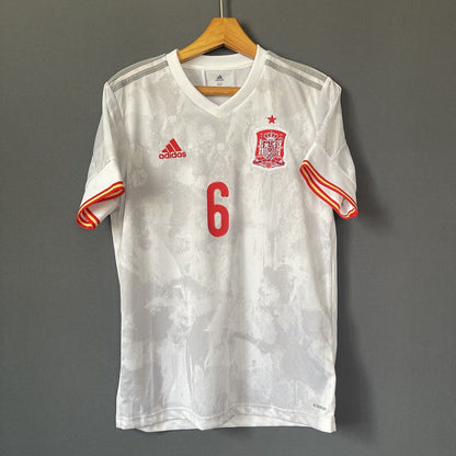 LLORENTE SPAIN TEAM JERSEY 2021 AWAY SIZE M FOOTBALL SOCCER SHIRT ADIDAS EH6514