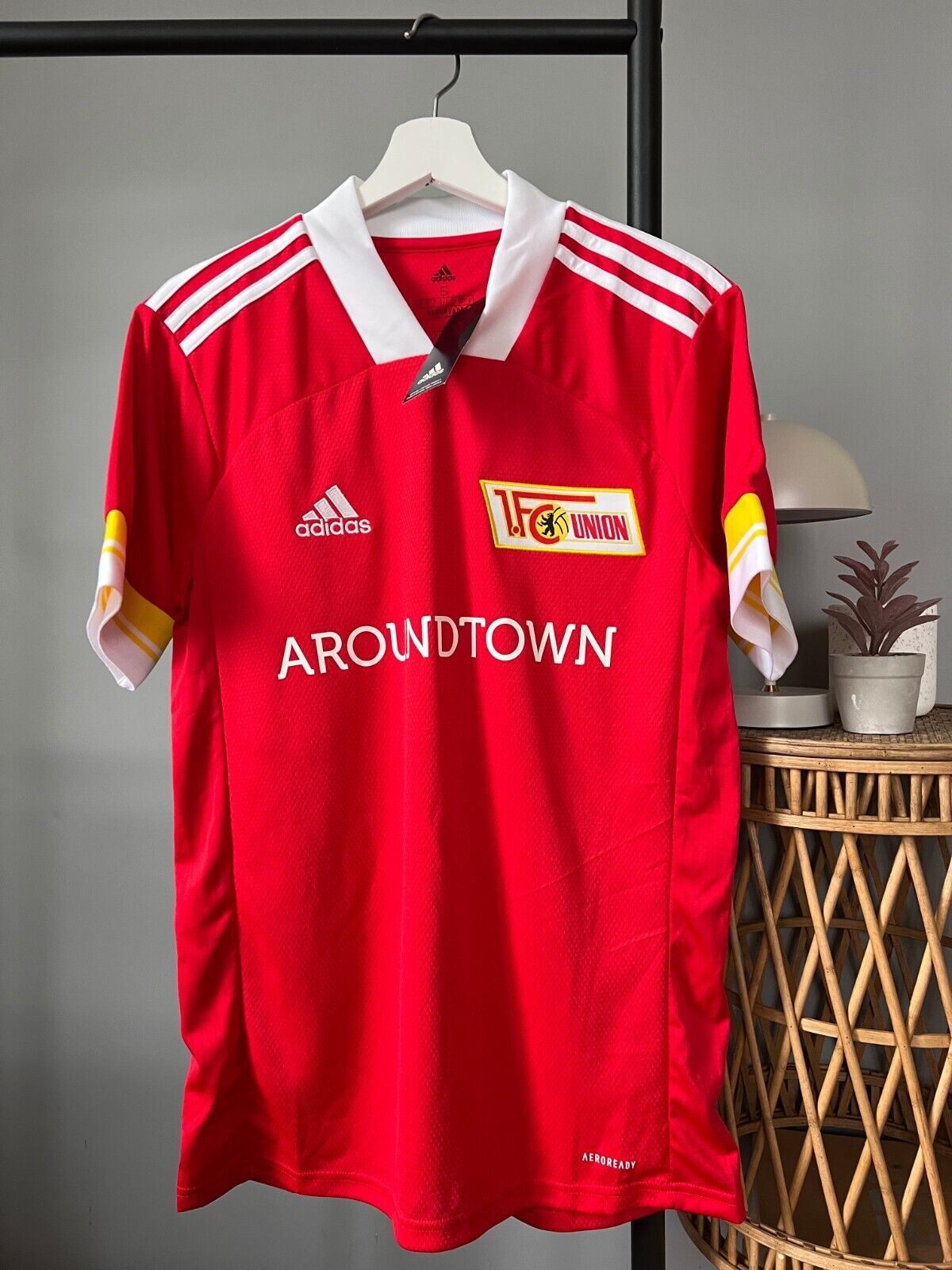 1. FC Union Berlin Jersey 20/21 Home Soccer Football Shirt Adidas Size S Mens