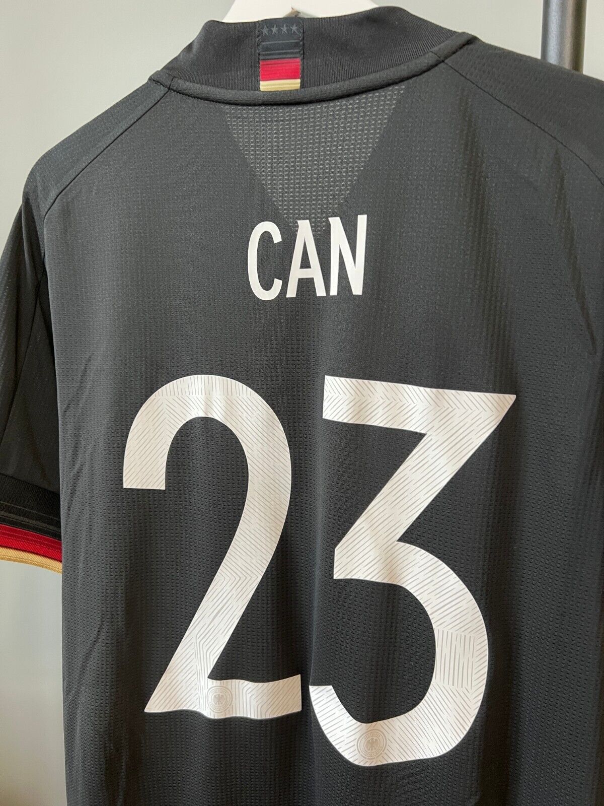 Can Germany Jersey 2020 Away Authentic Soccer Shirt EH6116 Adidas Mens Size L