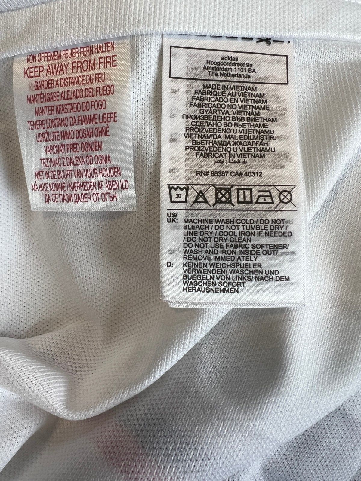 Olympique Lyonnais 23/24 Home Jersey Soccer Football Shirt Adidas Boys Size XL