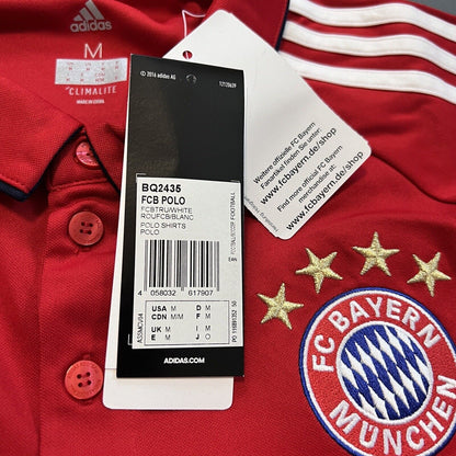 Bayern Munich Jersey 2017-2018 Mens Soccer Shirt Polo BQ2435 Adidas Size M