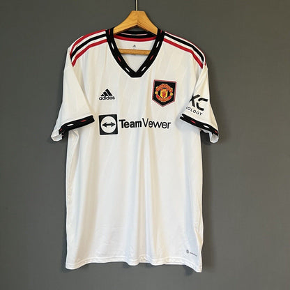 Manchester United Jersey 2022/23 Away Mens H13880 Adidas Football Shirt Size XL