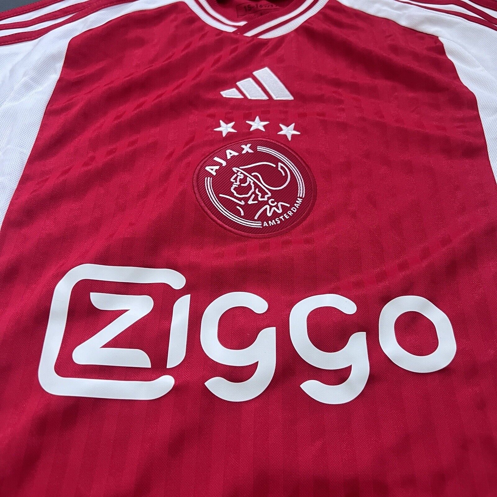 Bergwijn Ajax Amsterdam 23/24 Home Soccer Football Shirt Adidas Boys Size XL