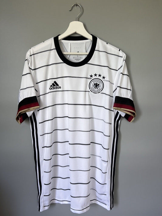 Germany Jersey 2020 Home Soccer Football Shirt Adidas EH6105 Mens Size L