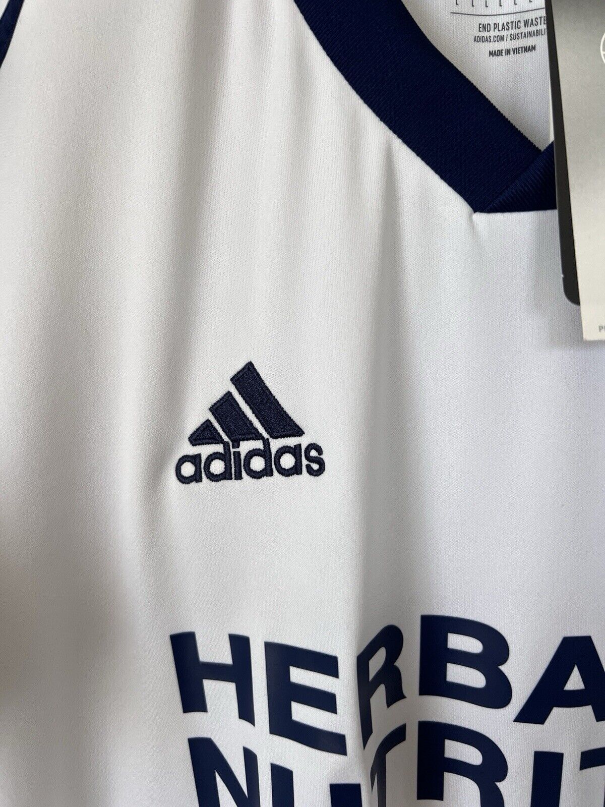 La Galaxy Jersey 21/22 Home Soccer Football Shirt H45428 Adidas Mens Size L
