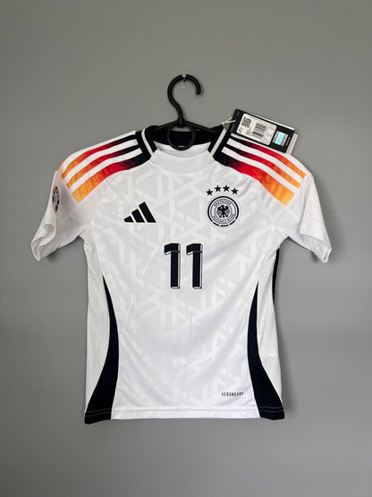 Brandt Germany Jersey 2024 Home Soccer Football Adidas DFB IP6130 Boys Size XS