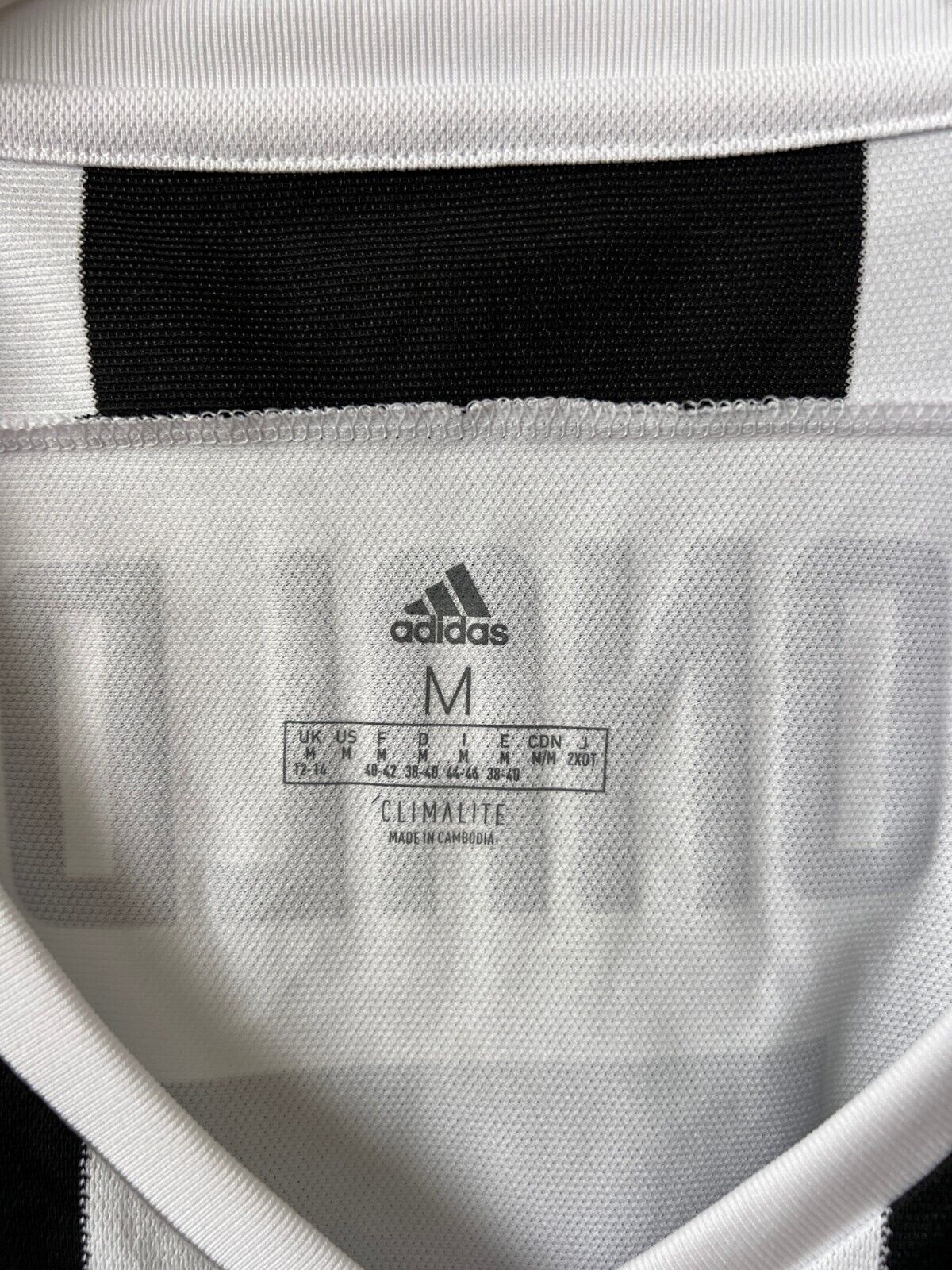 Ronaldo Juventus Jersey 18/19 Home Soccer Shirt Adidas CF3497 Womens Size M