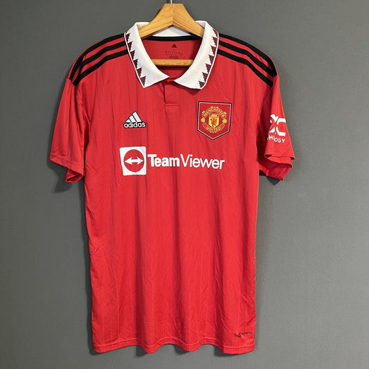 Manchester United Jersey 2022/23 Home Large Football Soccer Trikot Adidas H13881