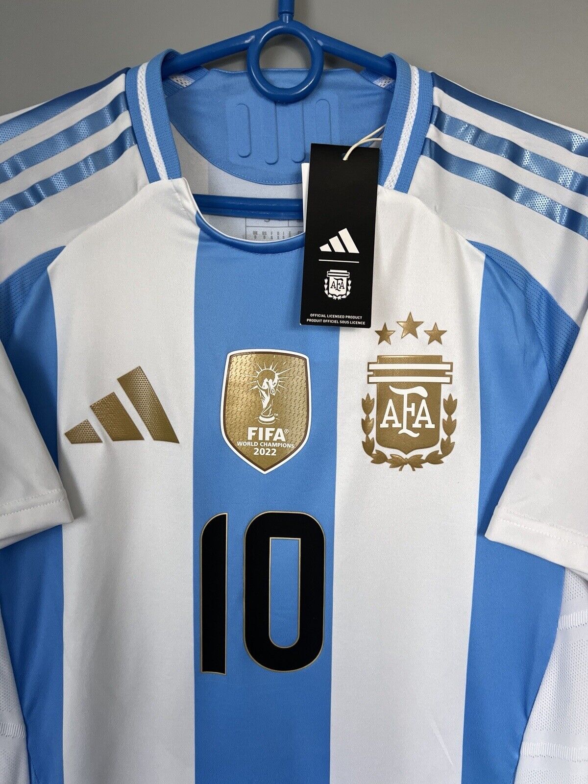 Messi Argentina Jersey 24 Home Authentic Soccer Shirt IP8388 Adidas Mens Size S