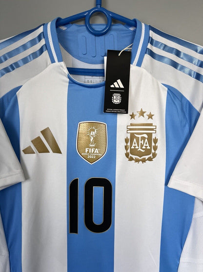Messi Argentina Jersey 24 Home Authentic Soccer Shirt IP8388 Adidas Mens Size S