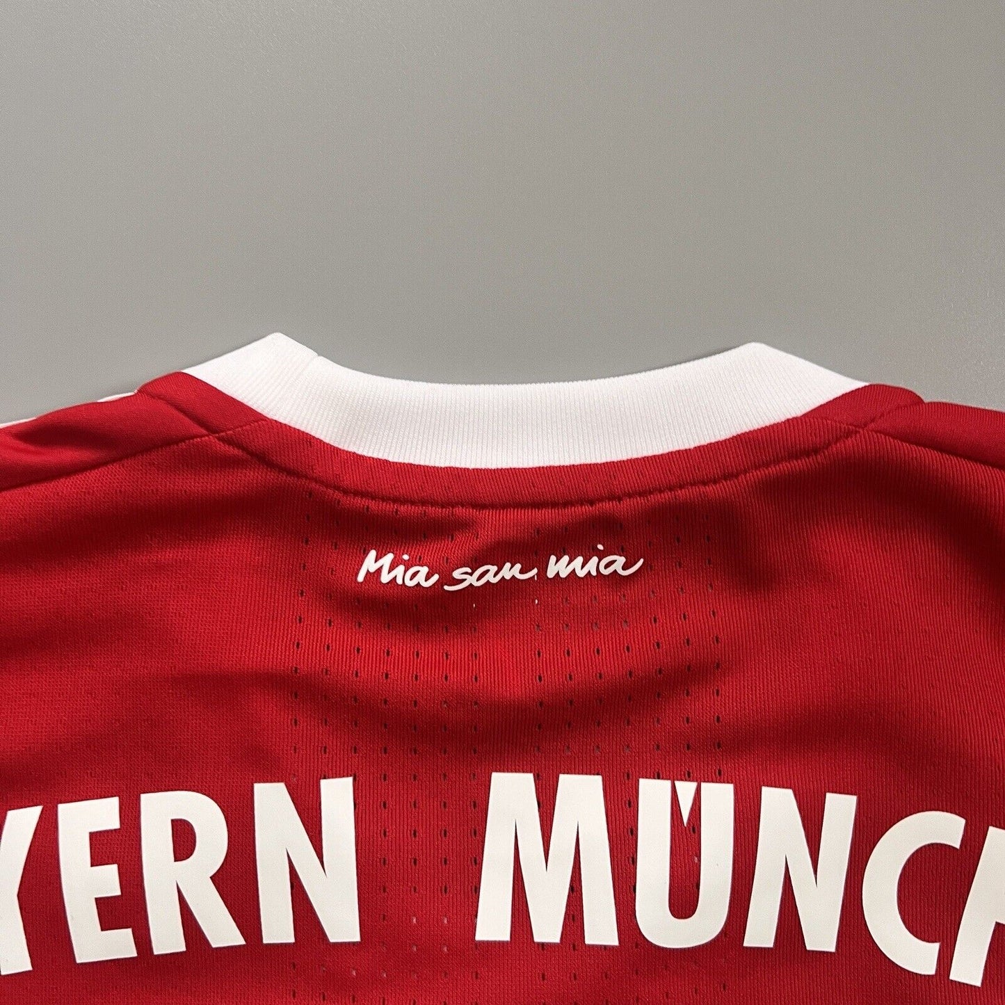 Bayern Munich Jersey 2017/18 Home Match Worn Mens Size 7 Football Shirt Adidas