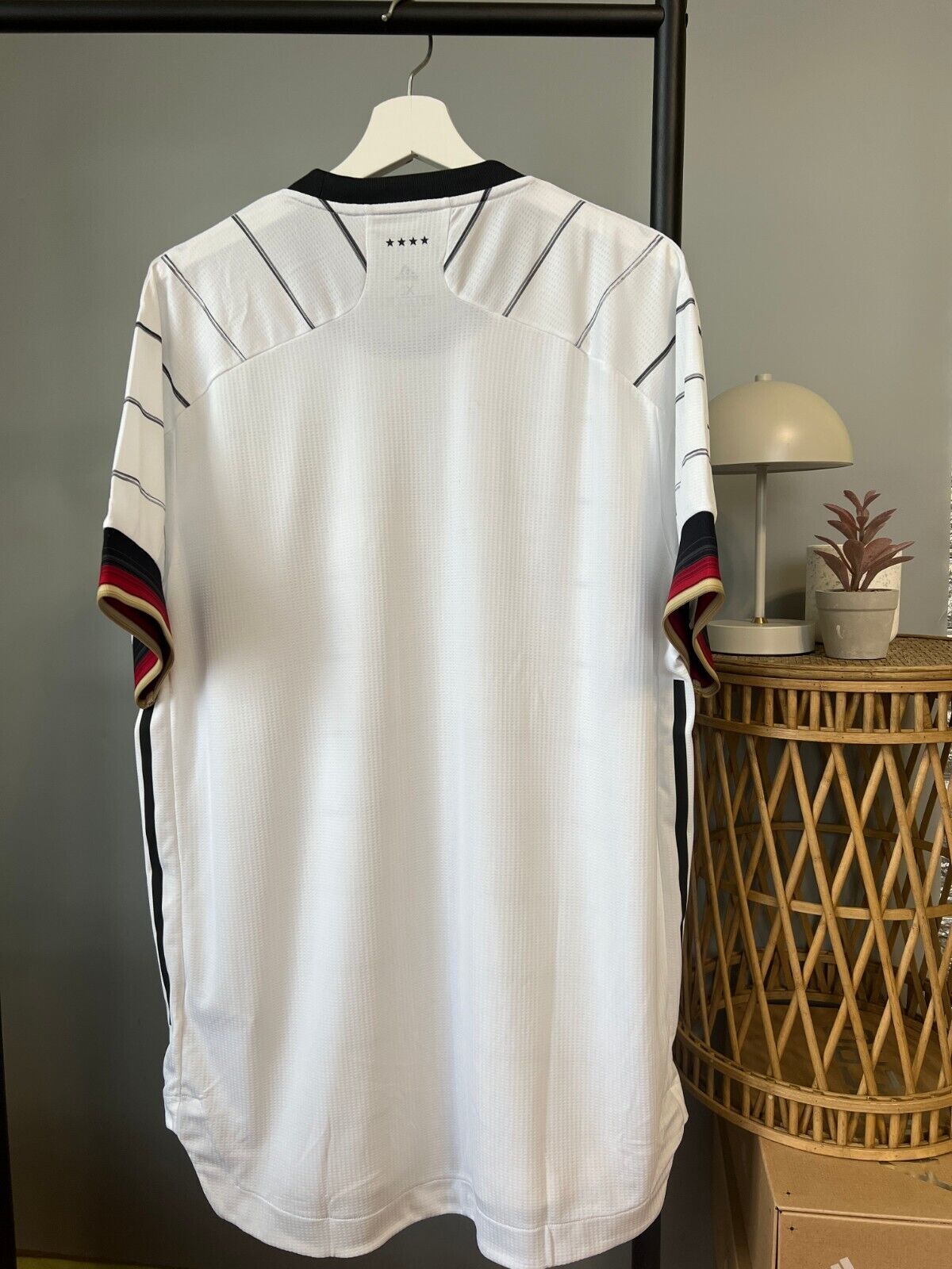 Germany Jersey 2020 Home Authentic Soccer Shirt Adidas EH6104 Mens Size XL